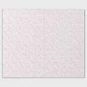 Harten en sproinkers roze Valentijnsdag Cadeaupapier (Vlak)