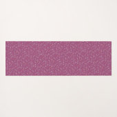 Harten en sproinkles roze gepersonaliseerd yogamat (Achterkant (horizontaal))
