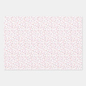 Harten en sproinkles roze marine Valentijnsdag Inpakpapier Vel (Voorkant)