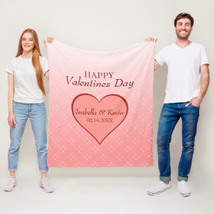 Harten en sterren fleece deken