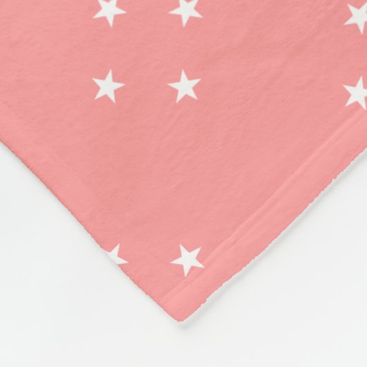 Harten en sterren fleece deken (Hoek)