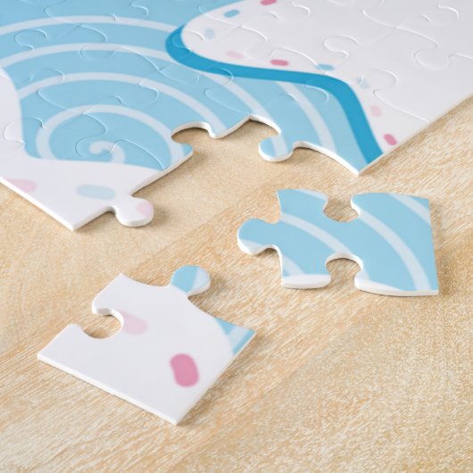 Harten en sterren legpuzzel (Zijkant)