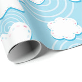 Harten en sterren patch 3D Cadeaupapier (Rol Hoek)