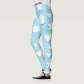 Harten en sterren patch leggings (Links)