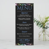 Harten en sterren - Vertrouwensmenukaart Menu (Staand voorkant)