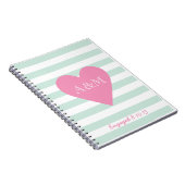 Harten en strips notitieboek (Rechterzijde)