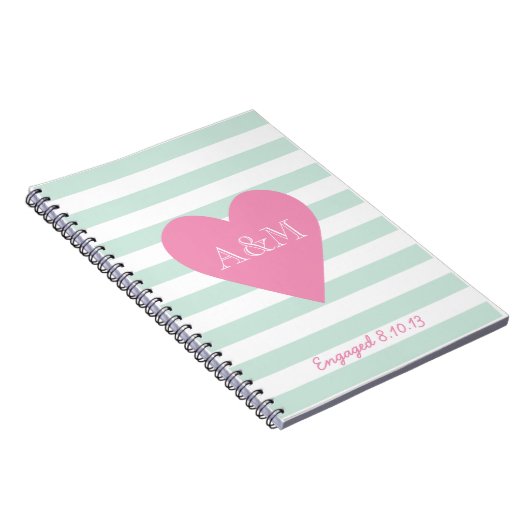 Harten en strips notitieboek (Rechterzijde)