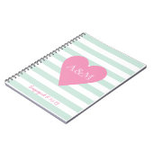 Harten en strips notitieboek (Linkerzijde)