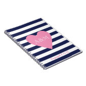 Harten en strips notitieboek (Rechterzijde)