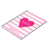 Harten en strips notitieboek (Linkerzijde)