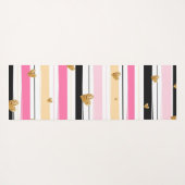 Harten en strips yogamat (Achterkant (horizontaal))