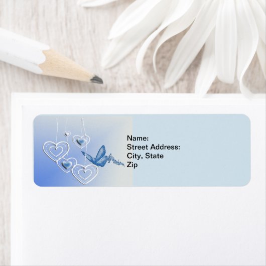 Harten en vlinders etiket (Insitu)