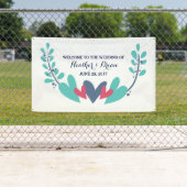 Harten en wijnstokken Banner (Insitu)