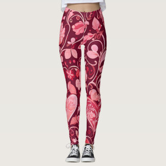 Harten en wijnstokken | leggings