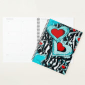 Harten en Zebrastripes Planner (Display)