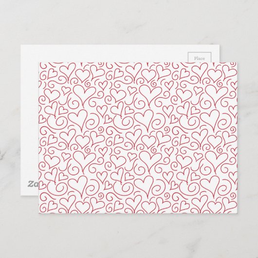 Harten en Zwemelen Briefkaart (Voorkant / Achterkant)