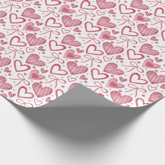 Harten en zwoegen cadeaupapier (Hoek)