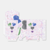 "Harten" Favor Box Bedankdoosjes (Uitgevouwen)