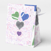 "Harten" Favor Box Bedankdoosjes (Achterkant)