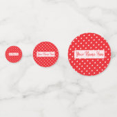 Harten Fijne Valentijnsdag Modern Liefdespatroon Confetti (Voorkanten)