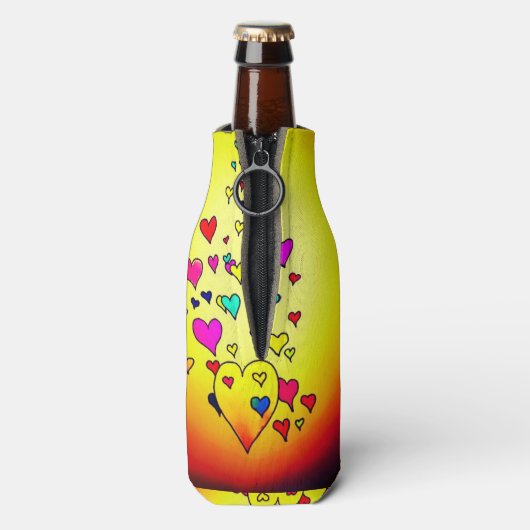 Harten Fles Koeler (Fles Achterkant)