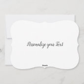  harten Floral Happy Valentijnsdag Retro Feestdagenkaart (Achterkant)