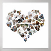 Harten Fotocollage 39 foto's Valentijnsdag Poster (Voorkant)