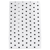 Harten Fotocollage Valentijnsdag Aangepaste Tekst Medium Cadeauzakje (Achterkant)