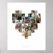 Harten Fotomozaïek Poster (Voorkant)