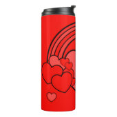 'Harten' Galore' tumbler Thermosbeker (Gedraaid links)