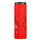 'Harten' Galore' tumbler Thermosbeker (Achterkant)