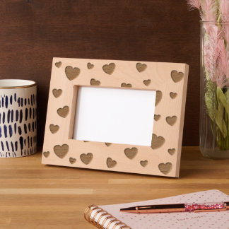 Harten gegraveerd lijsten