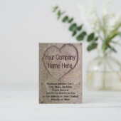 Harten gekaard in bomen, Natuur Visitekaartje (Staand voorkant)