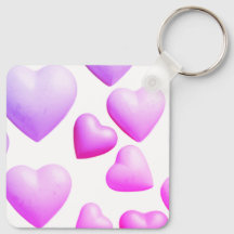 Harten gevuld met ware liefde Witte achtergrond