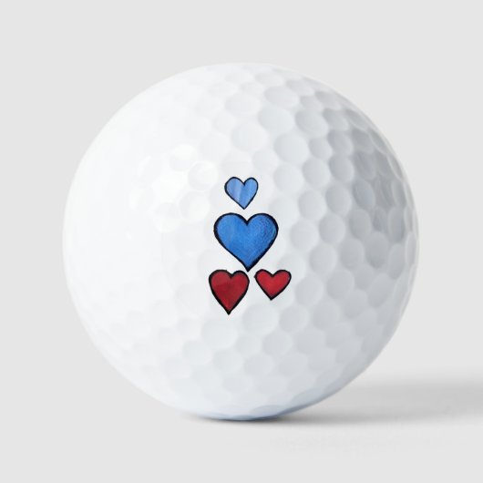 Harten Golfballen (Voorkant)