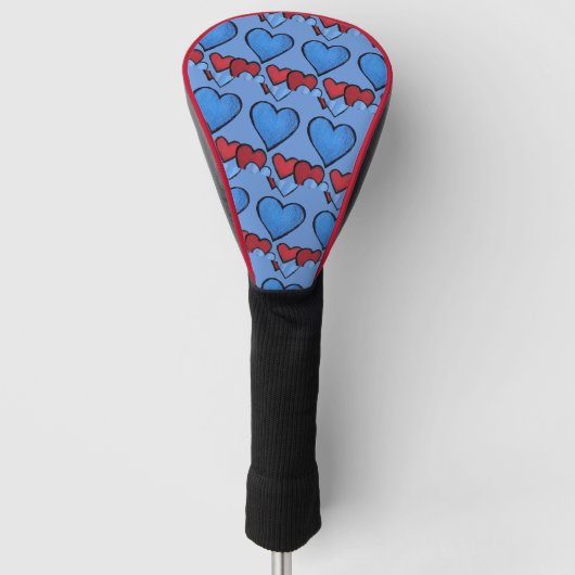 Harten Golfheadcover (Voorkant)