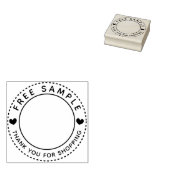 Harten Gratis Monster Bedankt voor uw aankoop Rubberstempel (Gestempeld)