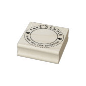 Harten Gratis Monster Bedankt voor uw aankoop Rubberstempel (Stempel)