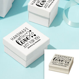 Harten Handgemaakt Met Liefde Alleen Voor Jou Rubberstempel