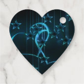 Harten Hart Huwelijk Bestemming'S Bestemming Bedankjes Labels (Achterkant)