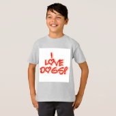 Harten I de T-shirts en de Giften van de Honden (Voorkant volledig)