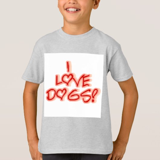 Harten I de T-shirts en de Giften van de Honden (Voorkant)