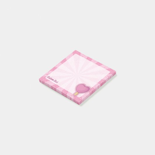 Harten IJslolly Post-it® Notes (Schuin)