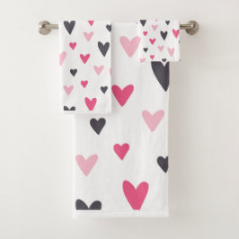 Harten Illustratie Bad Handdoek