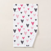 Harten Illustratie Bad Handdoek (Handdoek)