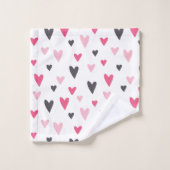 Harten Illustratie Bad Handdoek (Wasdoekje)
