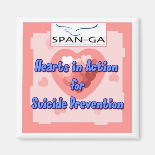 Harten in Actie Magneet (Voorkant)