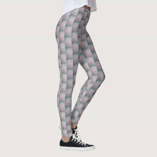 Harten In Antieke Kant Leggings (Rechts)