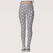 Harten In Antieke Kant Leggings (Voorkant)