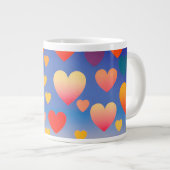 Harten in de lucht | grote koffiekop (Voorkant rechts)